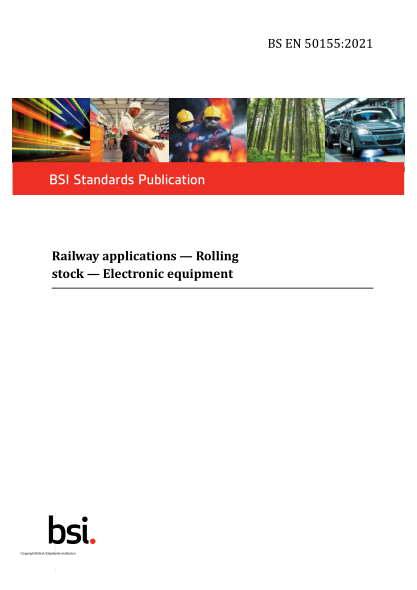BS EN 50155-2021Railway applications. Rolling stock. Electronic equipment