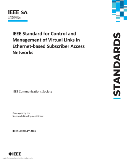 IEEE 1904.2-2021Control and Management of Virtual Links in Ethernet-based Subscriber Access Networks