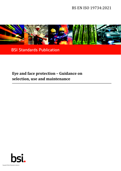 BS EN ISO 19734-2021Eye and face protection. Guidance on selection, use and maintenance