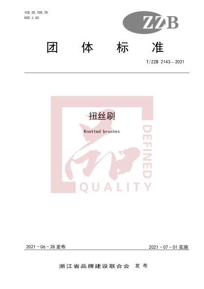 T/ZZB 2143-2021扭絲刷