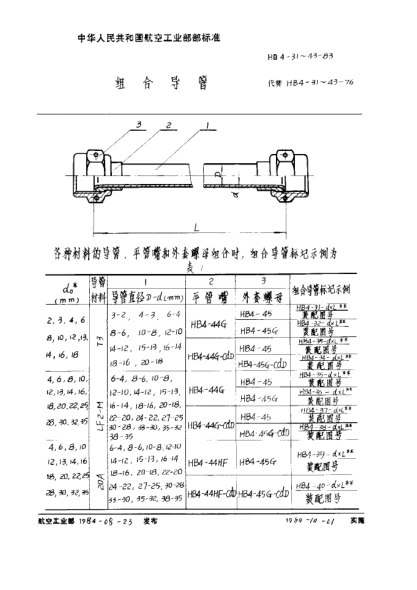 HB 4-38-1983組合導(dǎo)管