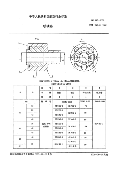 HB 945-2000聯(lián)軸器