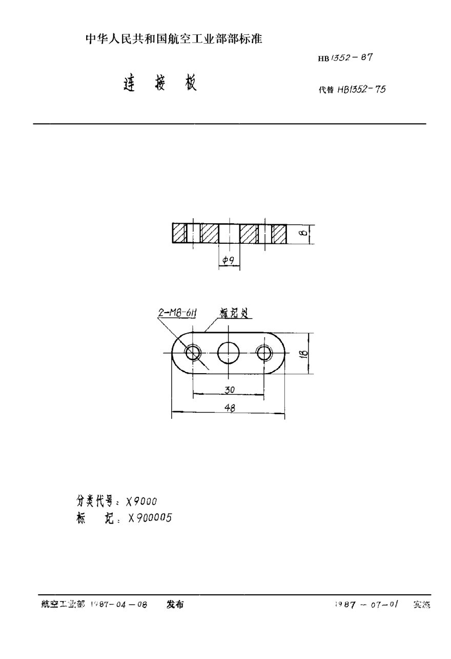 HB 1352-1987連接板