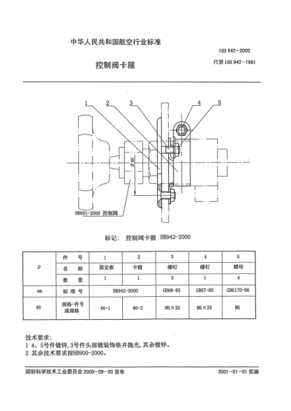 HB 942-2000控制閥卡箍