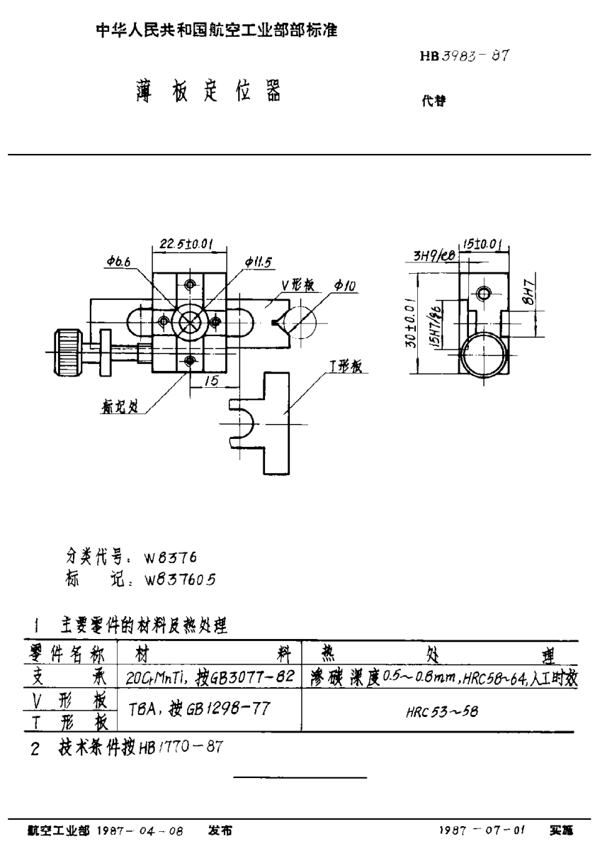 HB 3983-1987薄板定位器