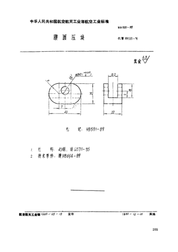 HB 581-1989腰圓壓塊