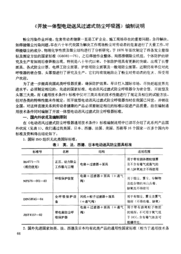 LD 7-1991(編制說明)開放一體型電動送風過濾式防塵呼吸器(編制說明)