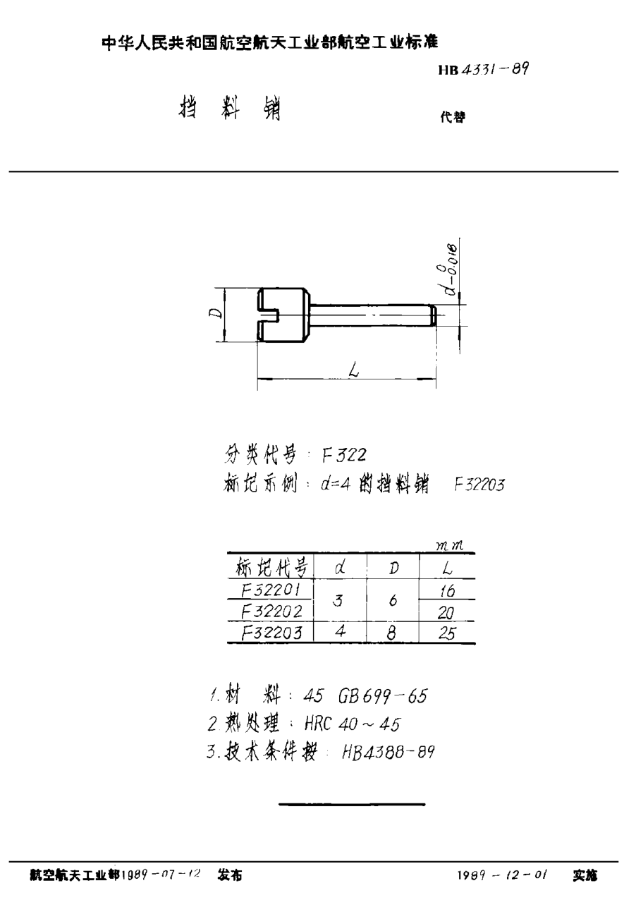 HB 4331-1989擋料銷