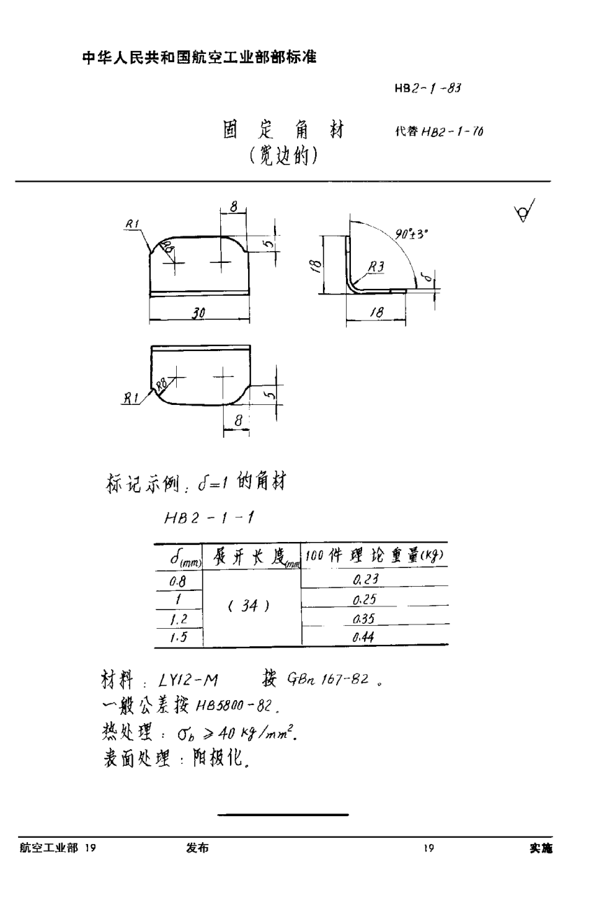 HB 2-1-1983固定角材（寬邊的）