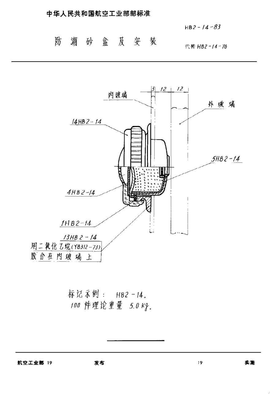 HB 2-14-1983防潮砂盒及安裝