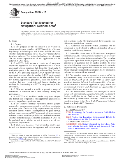 ASTM F3244-2017 航行限定區(qū)域試驗(yàn)方法 Standard Test Method for Navigation:Defined Area