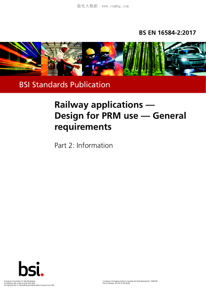 EN 16584-2-2017   Railway applications - Design for PRM use - General requirements - Part 2: Information