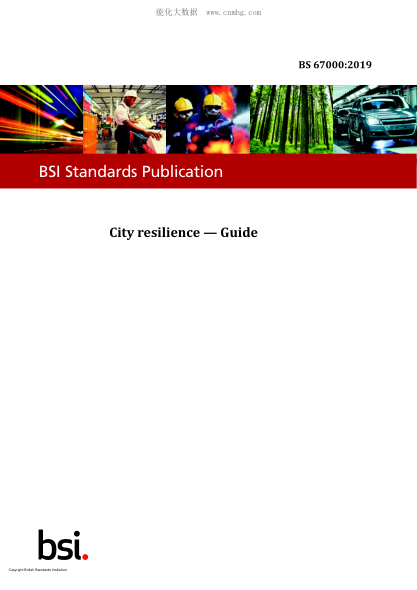 BS 67000-2019   City resilience. Guide