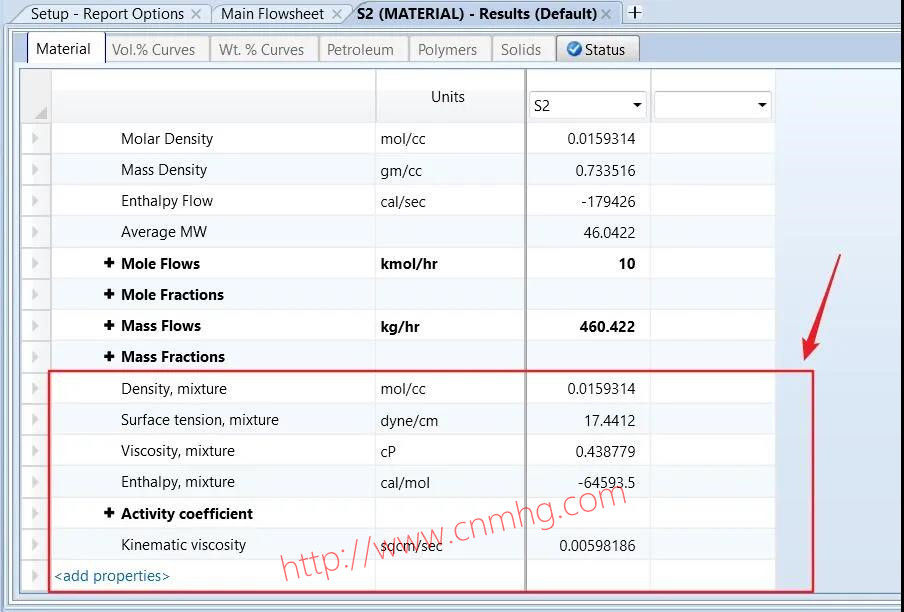 Aspen Plus中查詢?nèi)我饬鞴苫A物性的方法