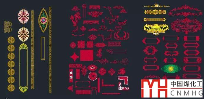 CAD裝飾花紋圖庫