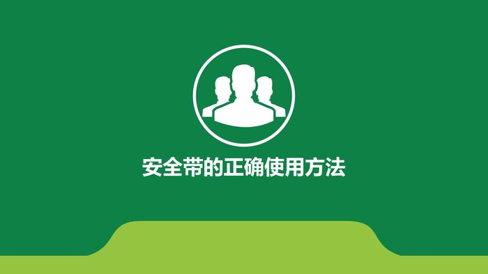 安全帶的正確使用方法ppt