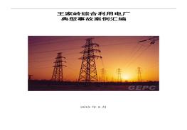  火力發(fā)電廠典型事故案例匯編doc