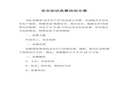 賽活動(dòng)方案（5頁(yè)）docx