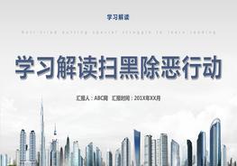 學(xué)習(xí)解讀掃黑除惡行動pptx