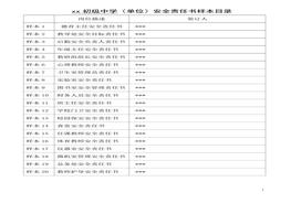 中小學安全管理目標責任書(35頁）(1)doc