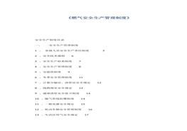 燃?xì)獍踩a(chǎn)管理制度(1)doc