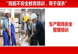 生產(chǎn)現(xiàn)場安全管理pptx