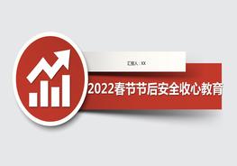 2022春節(jié)節(jié)后安全收心教育pptx