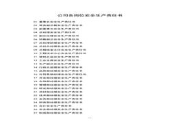 公司各崗位安全生產(chǎn)責(zé)任書docx