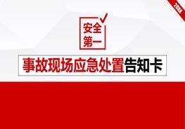 事故現(xiàn)場應急處置告知卡pptx