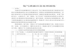 氫氣泄露應(yīng)急演練docx