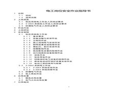 電工崗位安全作業(yè)指導(dǎo)書docx
