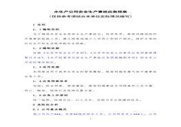 生產(chǎn)事故應(yīng)急預(yù)案(1)doc