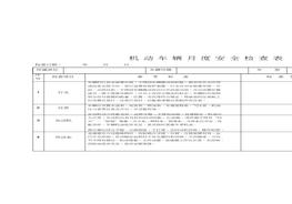 車輛專項(xiàng)安全檢查表docx
