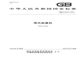 GBT 5031-2019 塔式起重機pdf