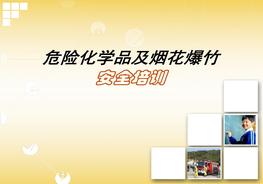險化學品及煙花爆竹安全培訓pptx