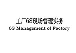 工廠6S學習管理實務ppt