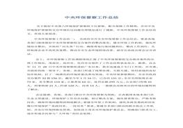 中央環(huán)保督查工作總結(jié)docx