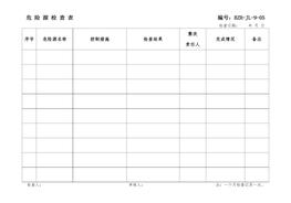 危險源檢查表(1)doc