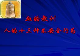 的十三種不安全行為----事故案例ppt