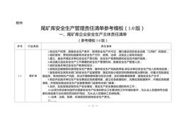 產(chǎn)管理責任清單參考模板（10版）doc