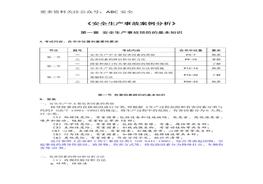 安全生產(chǎn)事故案例分析doc