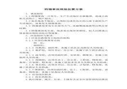 坍塌事故現(xiàn)場(chǎng)處置方案docx