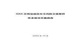 雙體系加油站安全風險分級管控體系建設實施指南doc