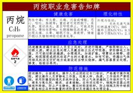 丙烷職業(yè)危害告知牌pdf