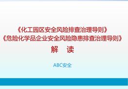 《化工園區(qū)安全風(fēng)險(xiǎn)排查治理導(dǎo)則》《危險(xiǎn)化學(xué)品企業(yè)安全風(fēng)險(xiǎn)隱患排查治理導(dǎo)則》解讀pptx