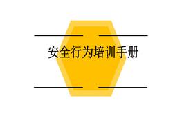 安全行為手冊-多圖版pptx