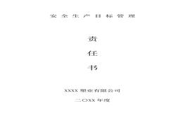 全責(zé)任書(shū)匯編（22頁(yè)）doc