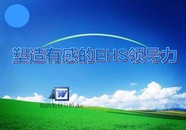 塑造有感的EHS領(lǐng)導(dǎo)力ppt