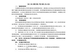 安全績效考核辦法模板docx