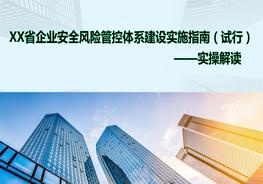 X省企業(yè)安全風(fēng)險管控體系建設(shè)實施指南實操解讀pptx